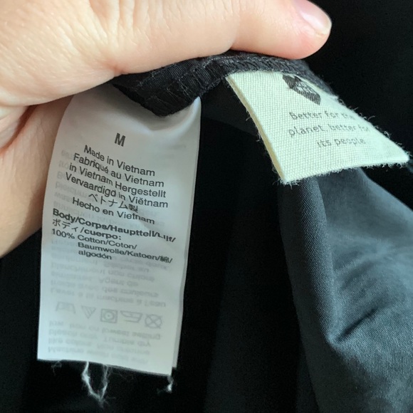 NEW Madewell Rickrack Cattail Tiered Dress Black M - Picture 7 of 10